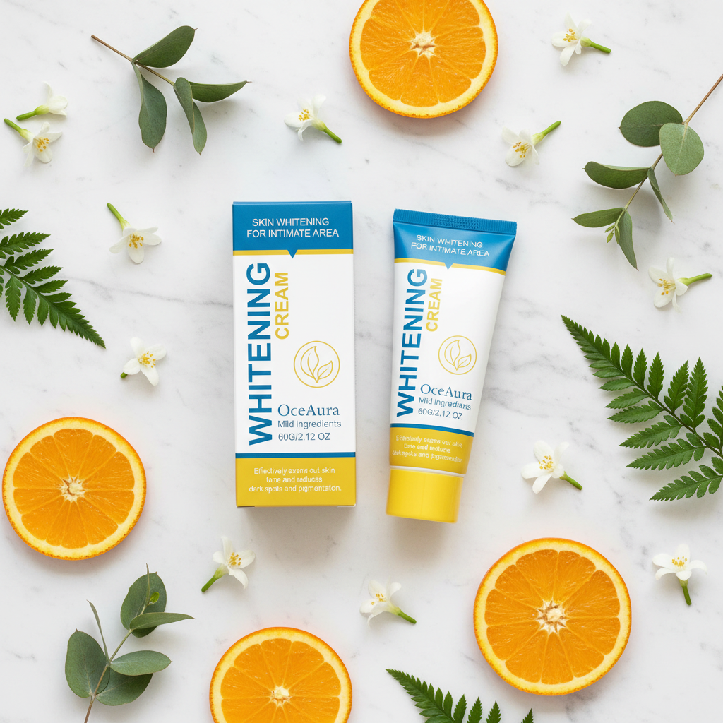 OceAura Whitening Cream - Flat Lay