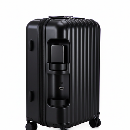 Black ABS Luggage Set - Detail