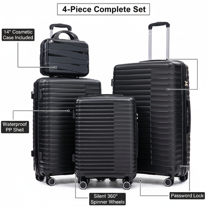 Black PP Luggage - Infographic