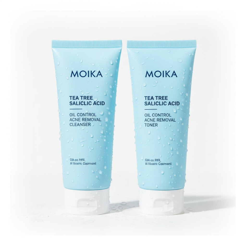 Cleanser & toner close-up