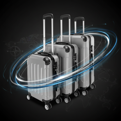 Gray ABS Luggage - Bold