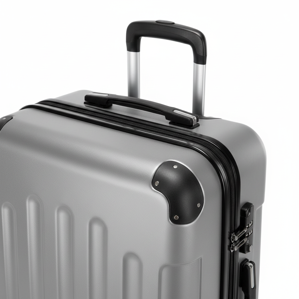 Gray ABS Luggage - Detail