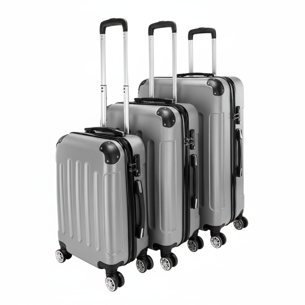 Gray ABS Luggage - Studio