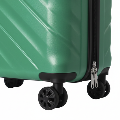 Green Hardside Luggage Set - Detail