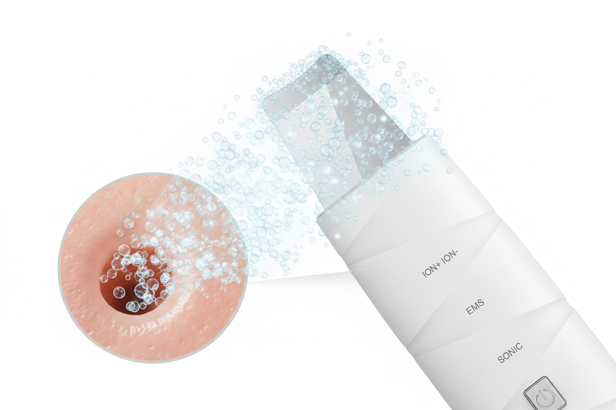 Ultrasonic Bubble Close-Up