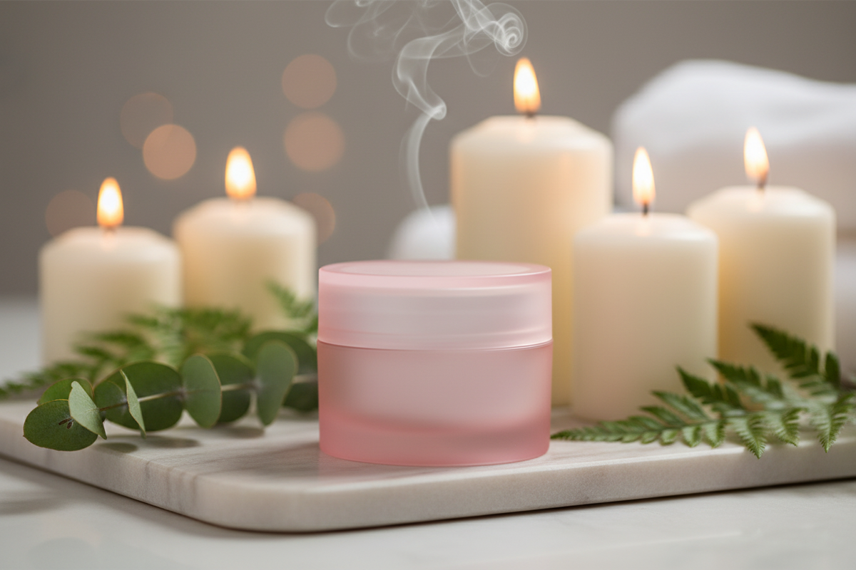Spa Tray with Candles