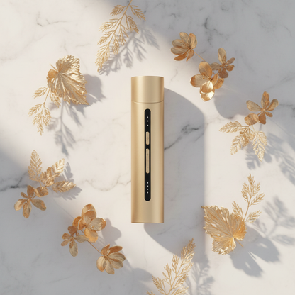 Gold Lifting Device - Marble Flat Lay