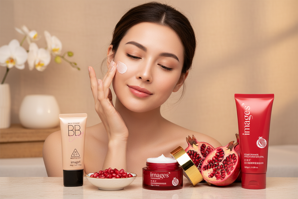 Woman Applying Cream