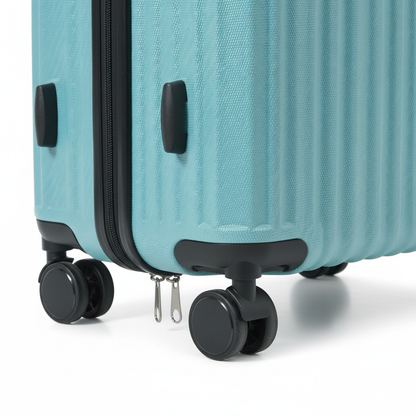 Mint Blue 6-Piece Set - Ribbed Texture Detail