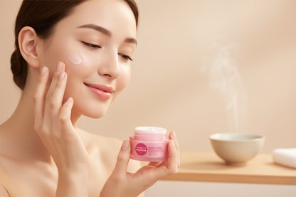 Woman Applying Essence