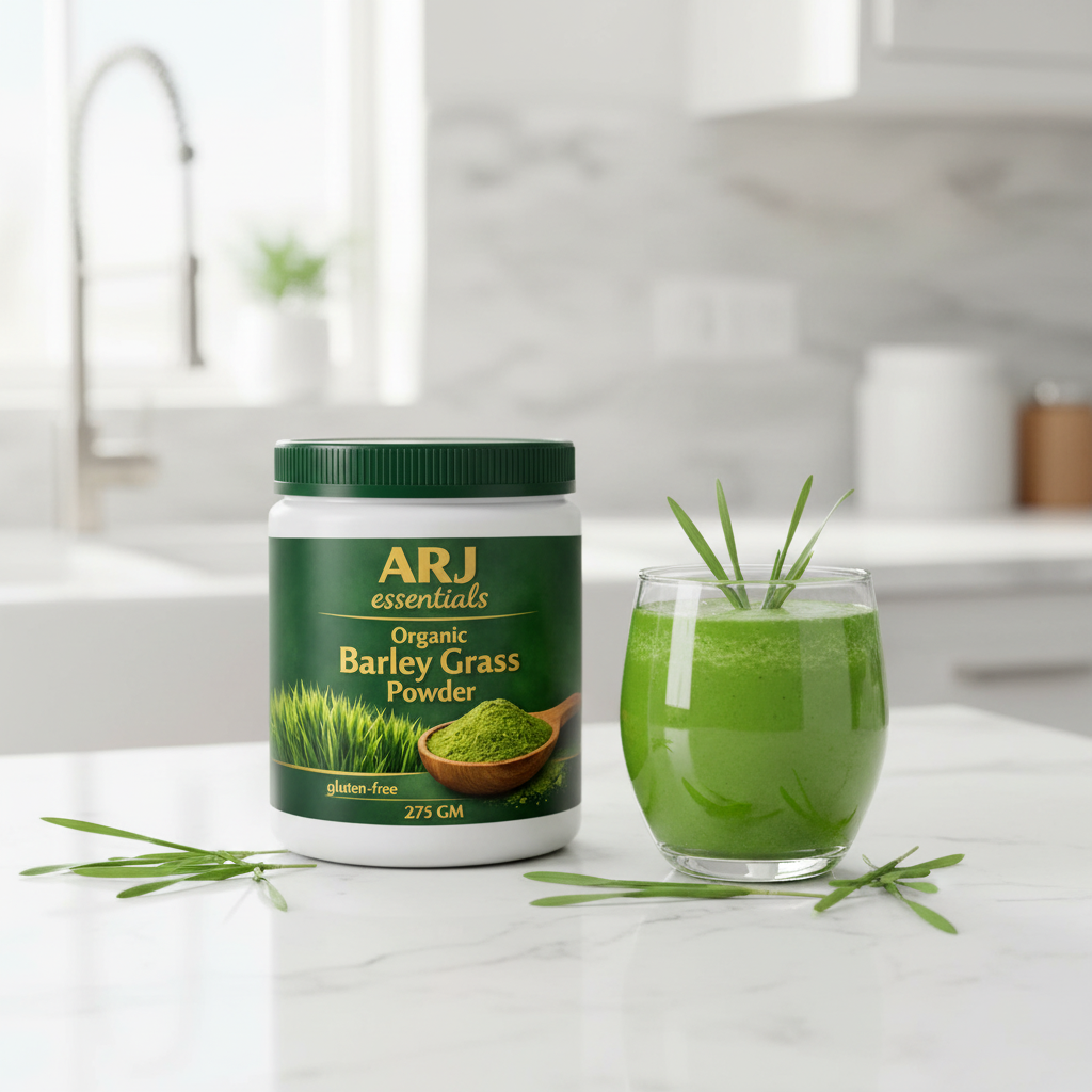 ARJ Organic Barley Grass Powder — green smoothie lifestyle