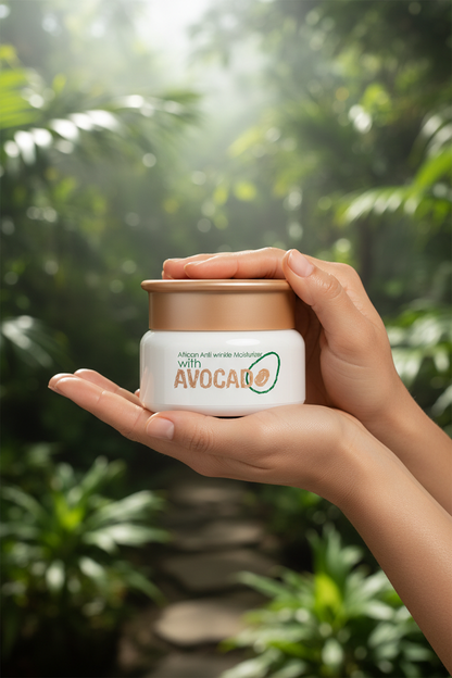 Avocado Face Cream - Lifestyle Hands Shot