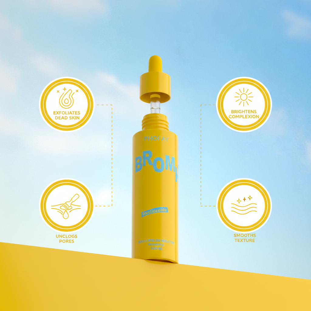 PHOFAY GLYCOLIC ACID AHA EXFOLIATING  BRIGHTENING TONER