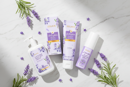 Lavender Set Flat Lay