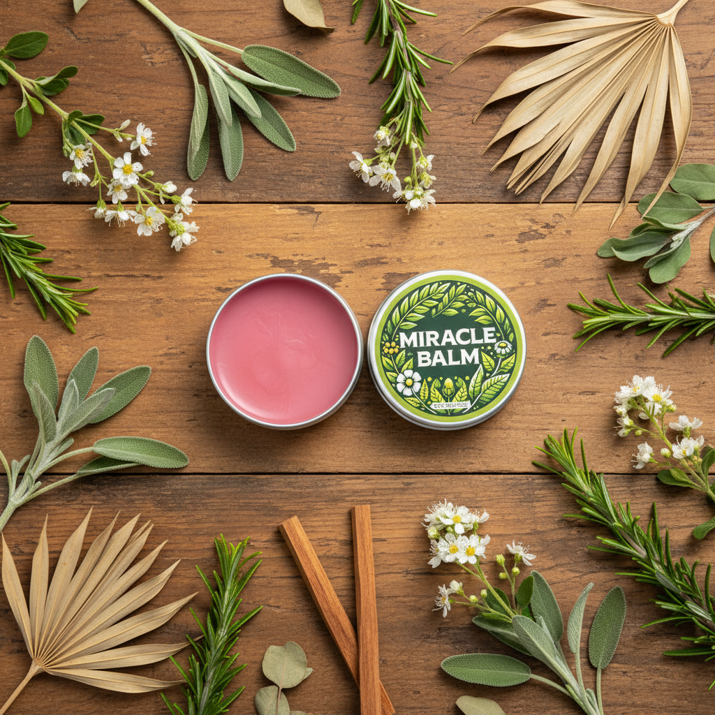 Miracle Balm - Flat Lay
