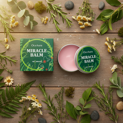 OceAura Miracle Balm - Flat Lay