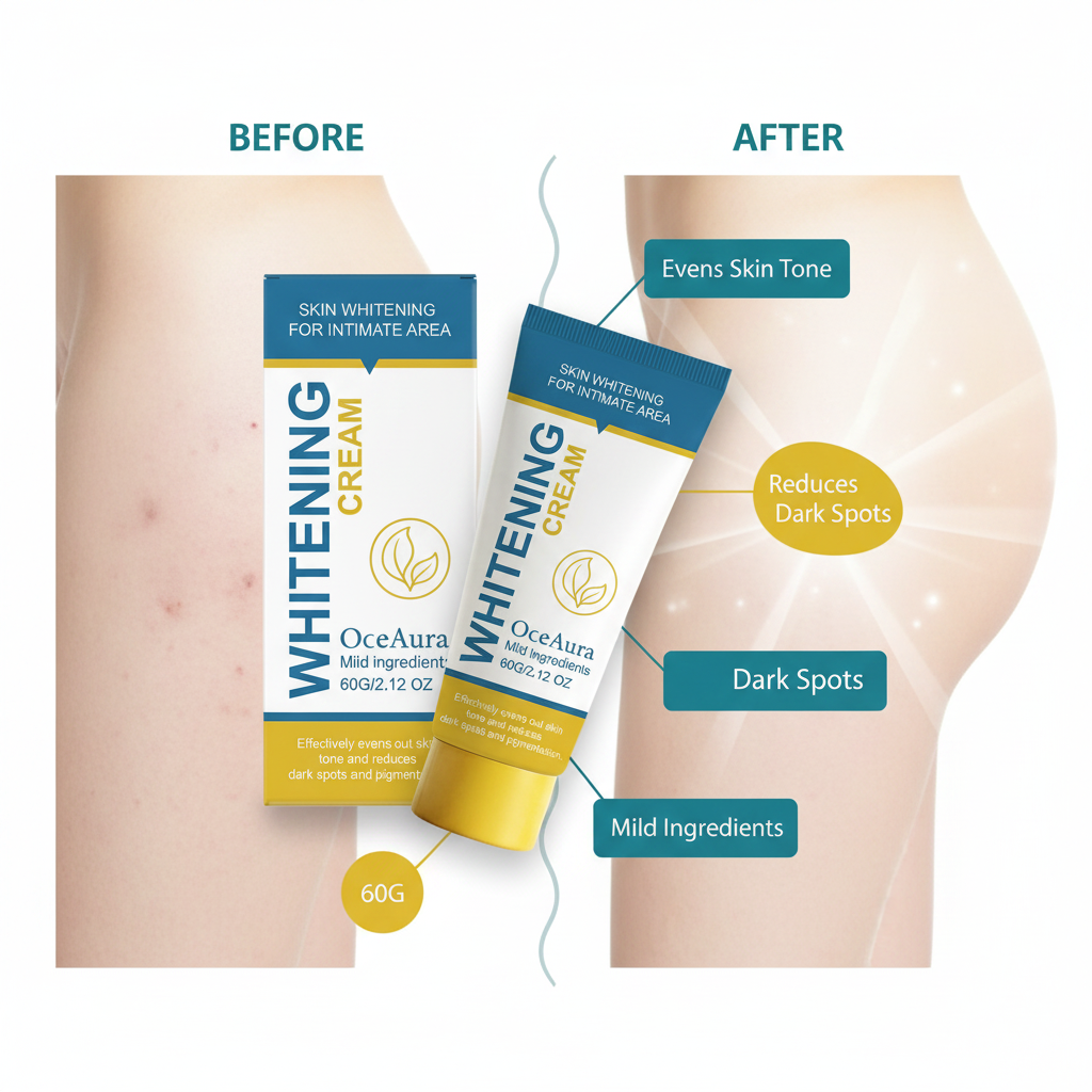 OceAura Whitening Cream - Infographic