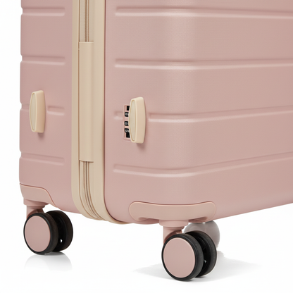 Pink Ribbed Luggage - Detail