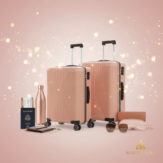Rose Gold Luggage - Bold