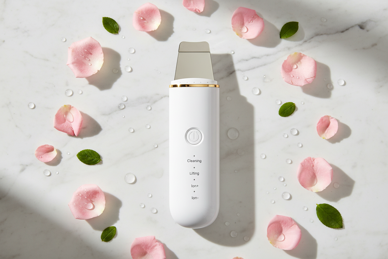 Sonic Cleanser Flat Lay