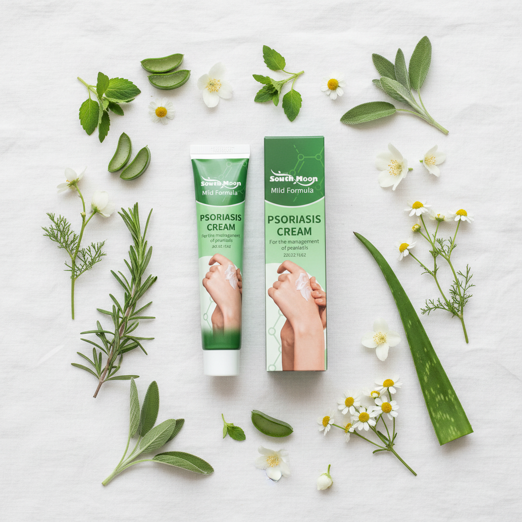 South Moon Psoriasis Cream - Flat Lay