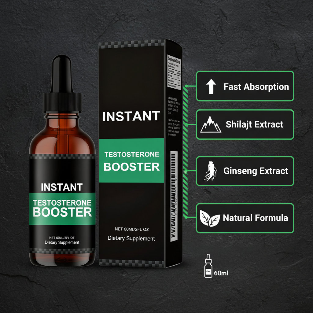 Testosterone Booster - Infographic