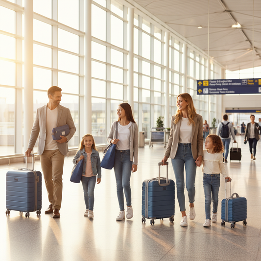 Travelpro Blue - Lifestyle
